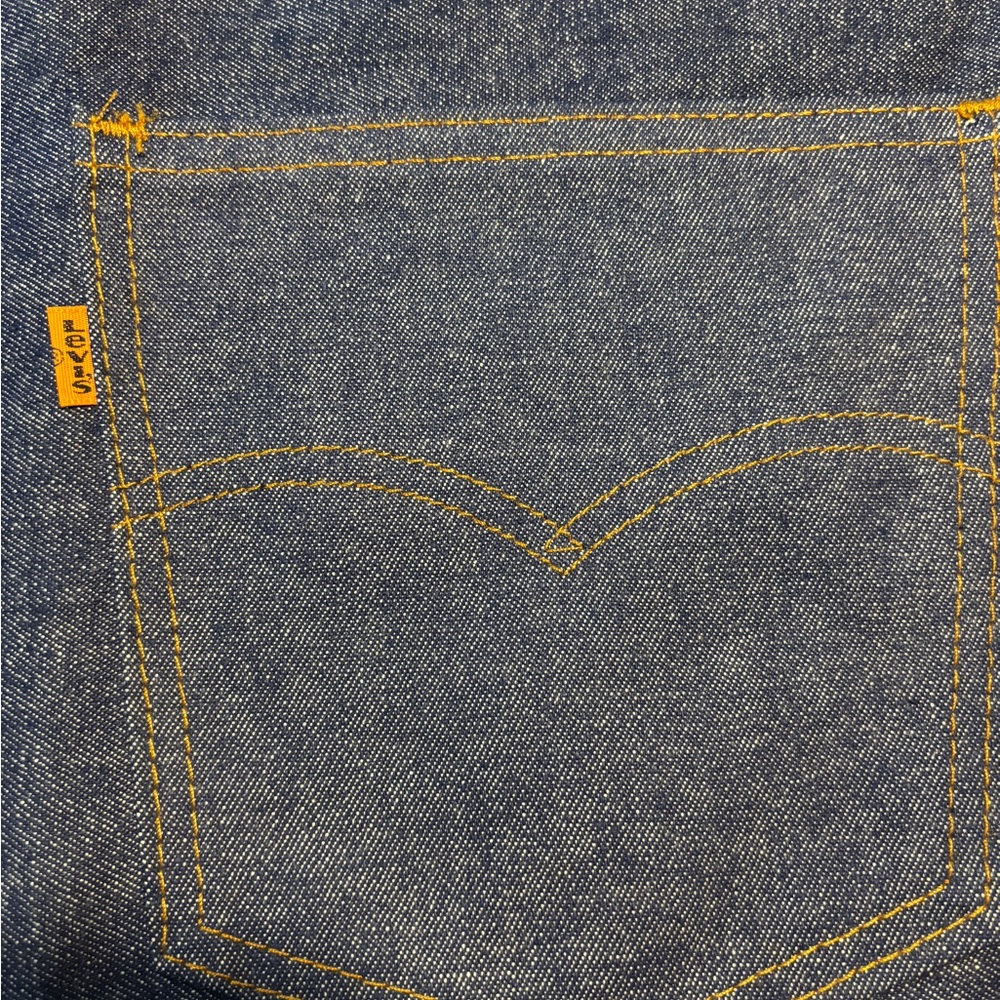 Vintage Levis Bag Pouch With Orange Label Tag - Picture 3 of 8